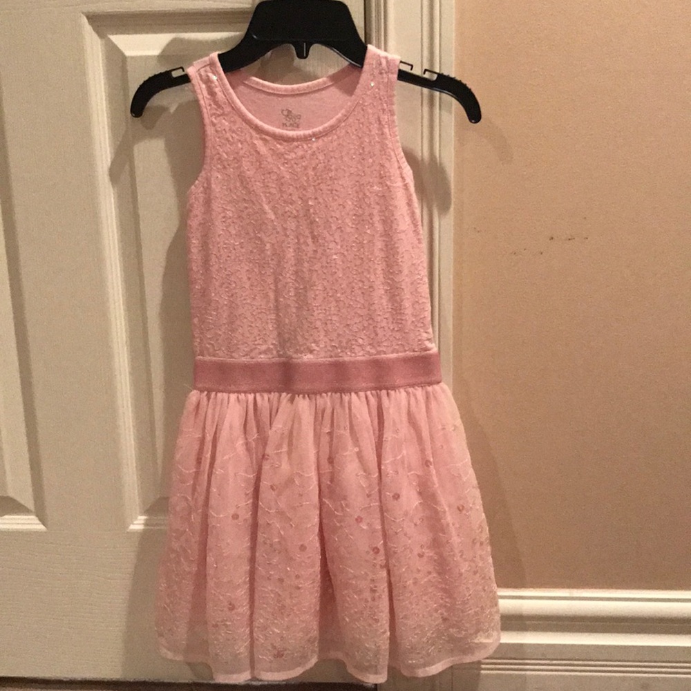 Girls pink ballerina style dress, size 6X/7 - Picture 1 of 3